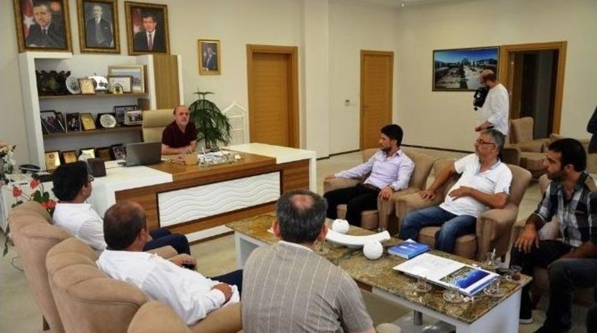 &Ccedil;aybaşı Bekirpaşaspor Kul&uuml;b&uuml;nden Başkan &Ouml;zt&uuml;rk&rsquo;e Ziyaret