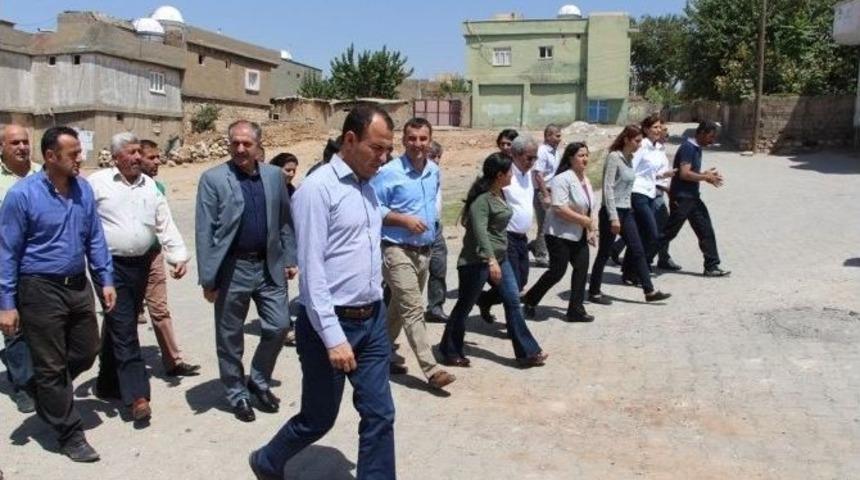 Hdp&rsquo;li Heyet Silopi&rsquo;de İncelemelerde Bulundu