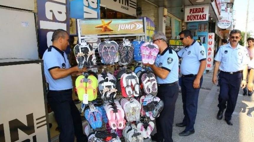 Zabıtadan Kaldırım İşgali Operasyonu