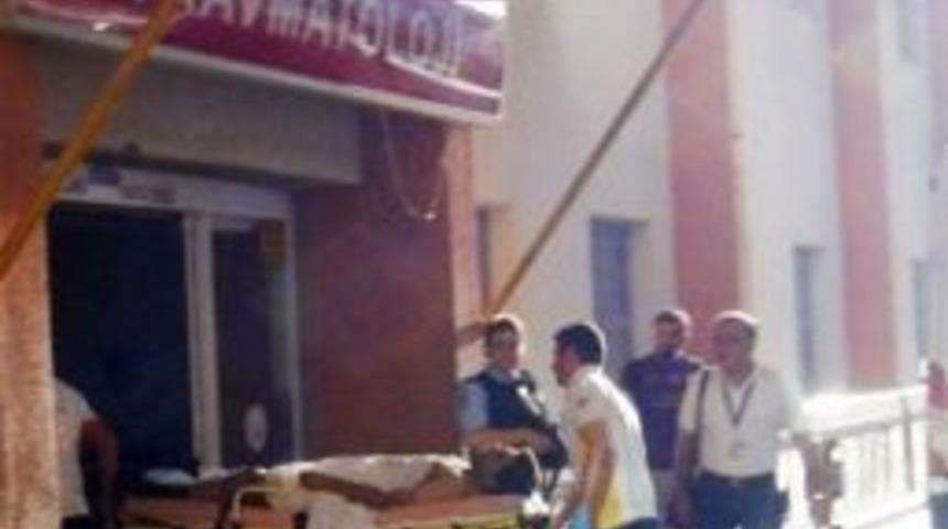 Seyir Halindeki Aracın Şof&ouml;r Koltuğu Alev Aldı