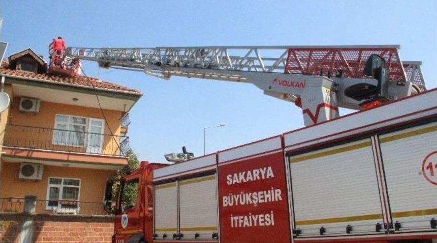 &Ccedil;atı Yangını Korkuttu