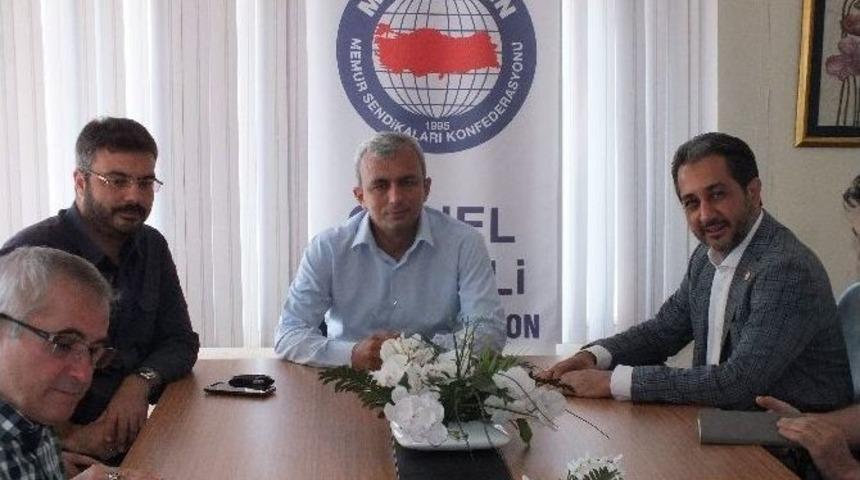 Ak Parti&rsquo;den Memur-sen Başkanı Yiğit&rsquo;e Hayırlı Olsun Ziyareti
