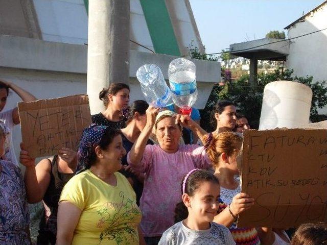 Samandağ’da Su Protestosu 1