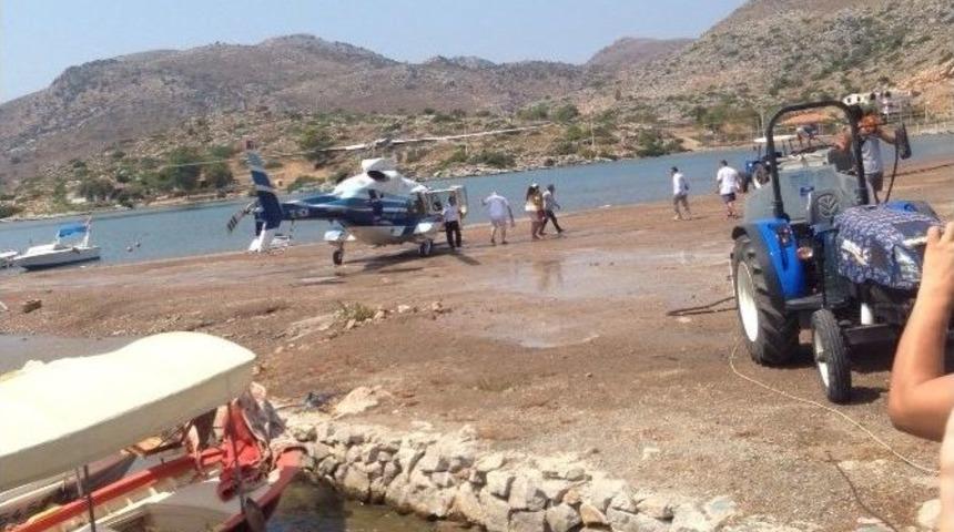 Yatı Denizden Kendisi Havadan Geldi