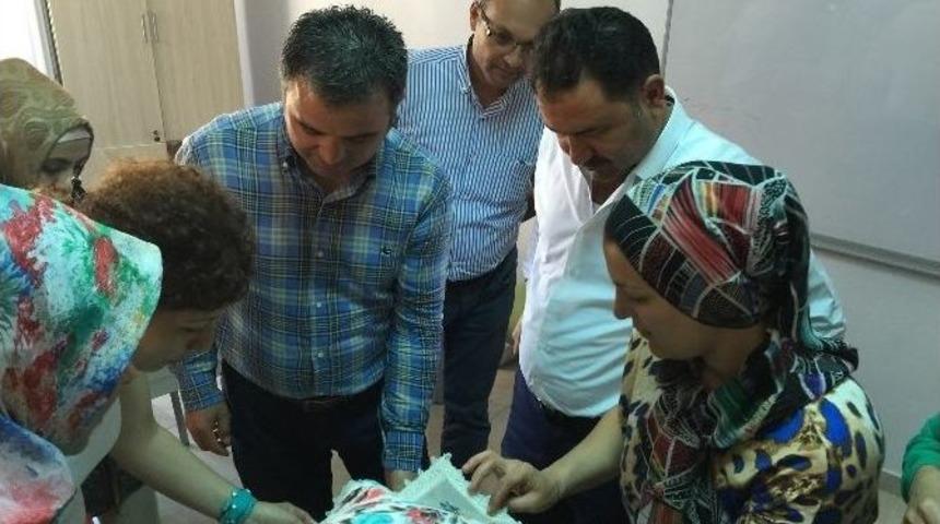 Hacı Hatice Kazancıoğlu Sosyal Tesisinde Kurslar Denetlendi