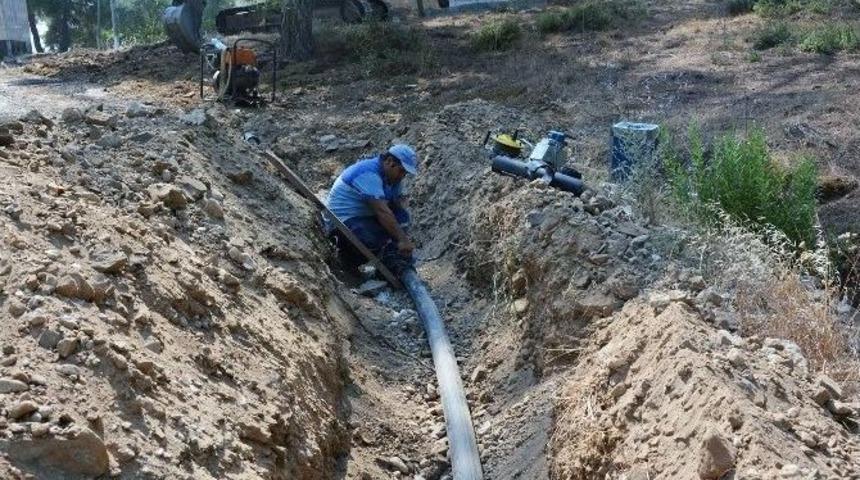 Fethiye Yanıklar&rsquo;a Yeni İ&ccedil;me Suyu Hattı