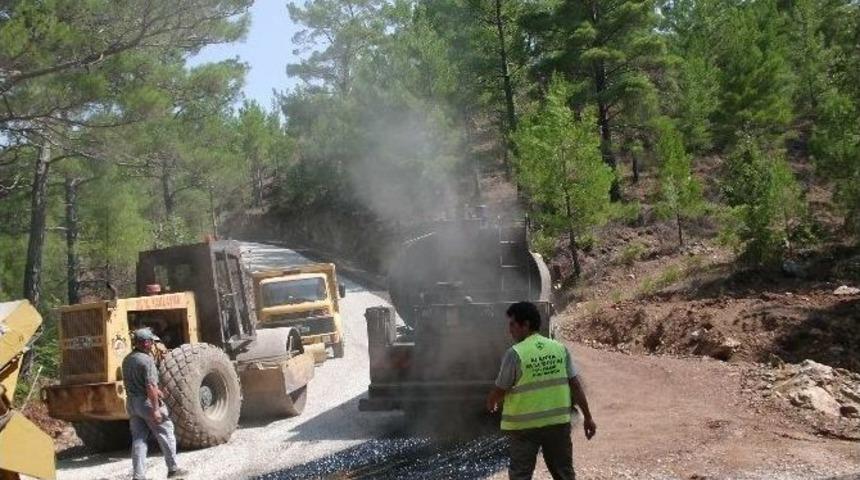 Alanya Belediyesi&rsquo;nden Beldibi Mahallesi&rsquo;e Asfalt