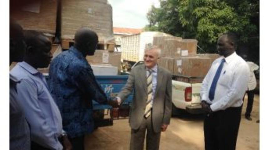 Tika&rsquo;dan G&uuml;ney Sudan Cumhuriyeti&rsquo;ne Tıbbi Malzeme Desteği