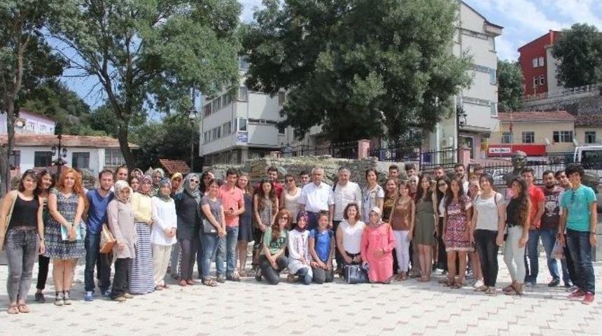 &Ouml;ğrencilerden Kavak&rsquo;a Ziyaret