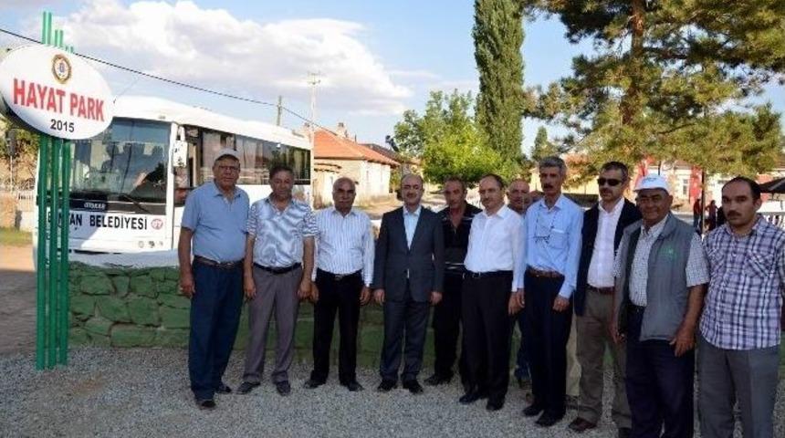 B&uuml;nyan Belediyesi Sultanhanı Hayat Park A&ccedil;ıldı