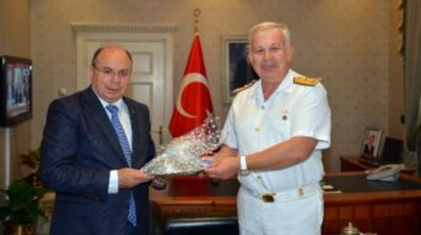 G&uuml;ney G&ouml;rev Grup Komutanından Vali &Ccedil;i&ccedil;ek&rsquo;e Veda Ziyareti