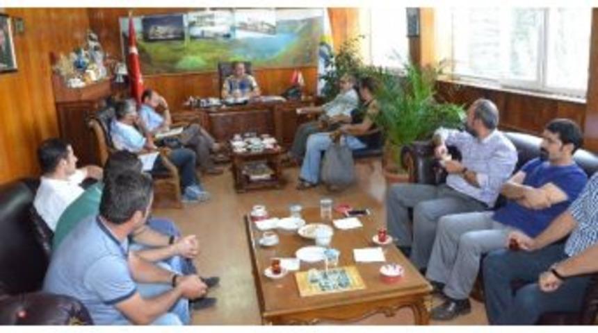 Tabipler Odası Ve Tabipler Birliği&rsquo;nden Başkan Aksoy&rsquo;a Ziyaret