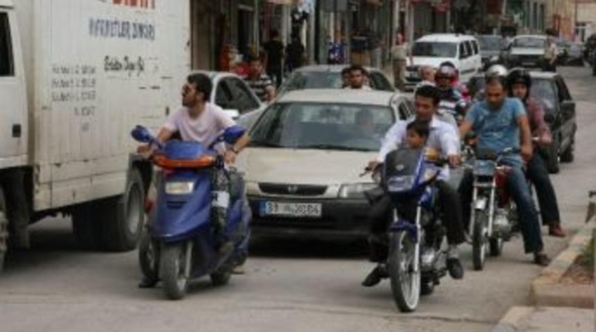 Kilis’teki Taşıtların Yarısından Fazlası Motosiklet