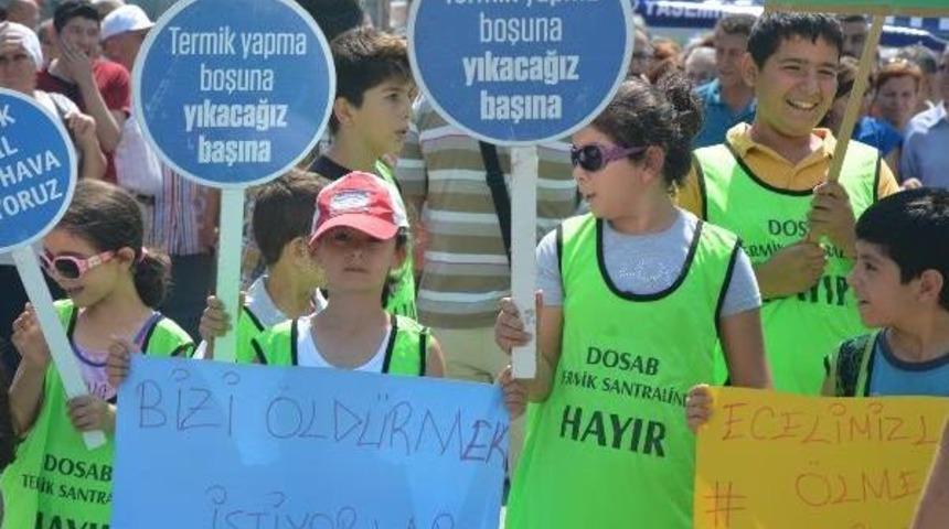 Bursa&rsquo;Da K&ouml;m&uuml;rle &Ccedil;alışacak Termik Santrale &Ccedil;evrecilerden Tepki