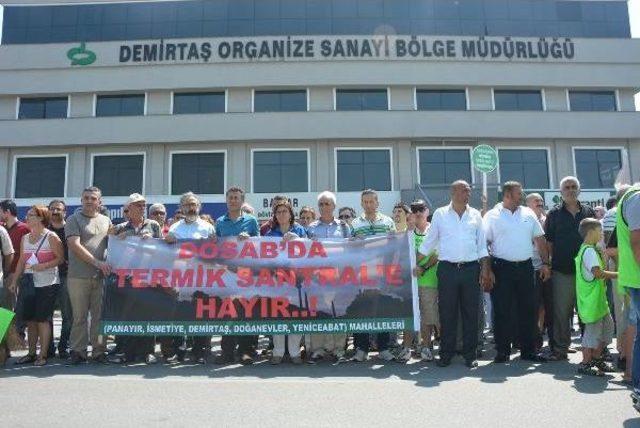 Bursa’Da Kömürle Çalışacak Termik Santrale Çevrecilerden Tepki