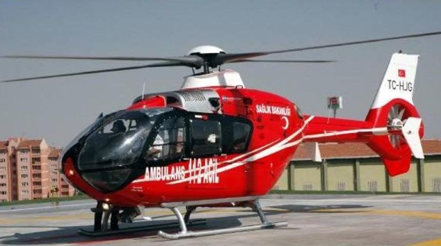 Erzurum'da Konuşlandırılan Ambulans Helikopter, 8 Ayda 200 Hasta I&ccedil;in Havalandı