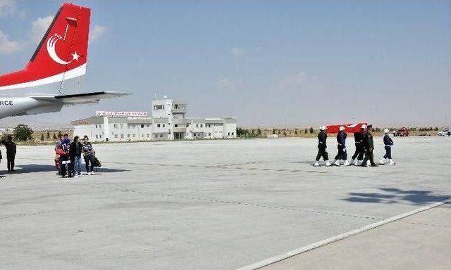 Şehit Uzman &Ccedil;avuşun Cenazesi Konya&rsquo;ya Getirildi 1