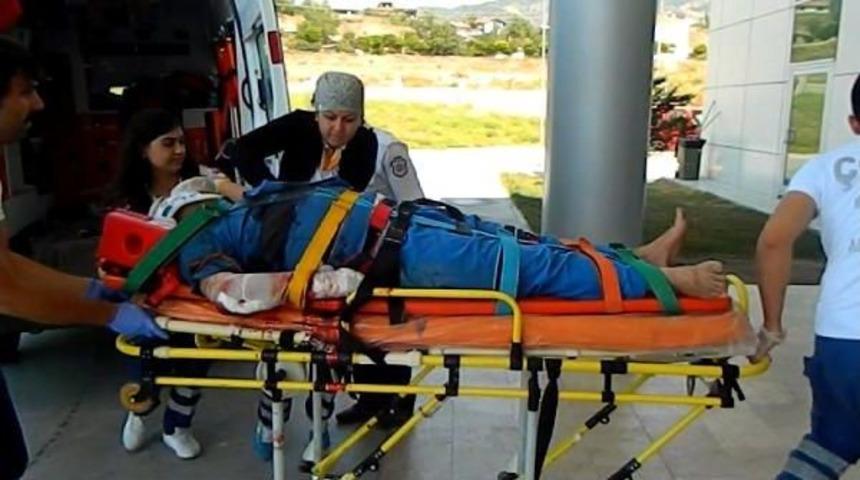 &Ccedil;orum'da &Ccedil;eltik Tarlasına U&ccedil;an Kamyonetin S&uuml;r&uuml;c&uuml;s&uuml; &Ouml;ld&uuml;