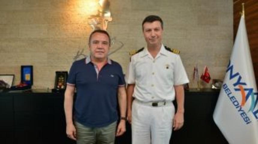 Sahil G&uuml;venlik Komutanı Başkan B&ouml;cek&rsquo;i Ziyaret Etti