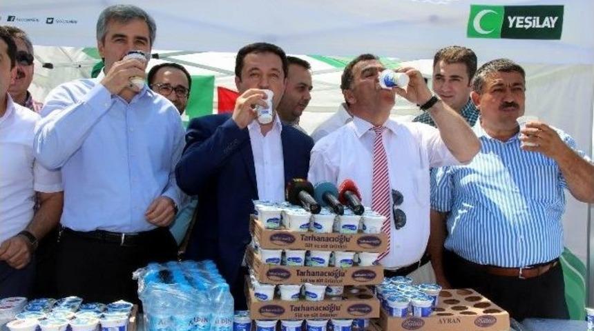 Yeşilay Kayseri’de 20 Bin Ayran Dağıttı