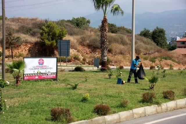 Alanya Belediyesi’nden Demirtaş’a Peyzaj Çalışması 1