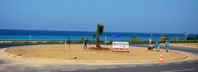 Alanya Belediyesi’nden Demirtaş’a Peyzaj Çalışması 2