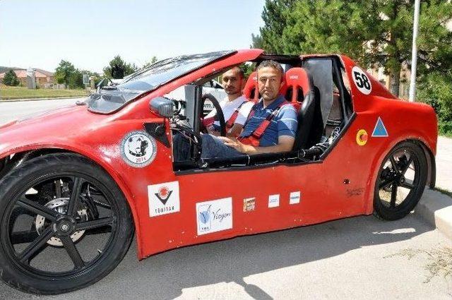 Elektrikli Otomobil &ldquo;kangal V1&rdquo; Test S&uuml;r&uuml;ş&uuml;ne &Ccedil;ıktı 1