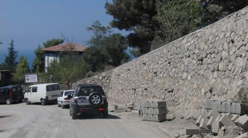 Amasra Kaleşah Yol &Ccedil;alışmasında Sona Gelindi