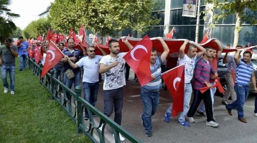 Hepimiz Mehmediz Platformu Ter&ouml;r&uuml; Lanetledi