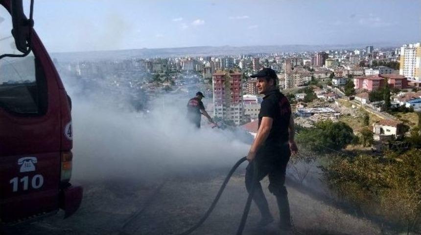 Kayseri&rsquo;de Ot Yangını
