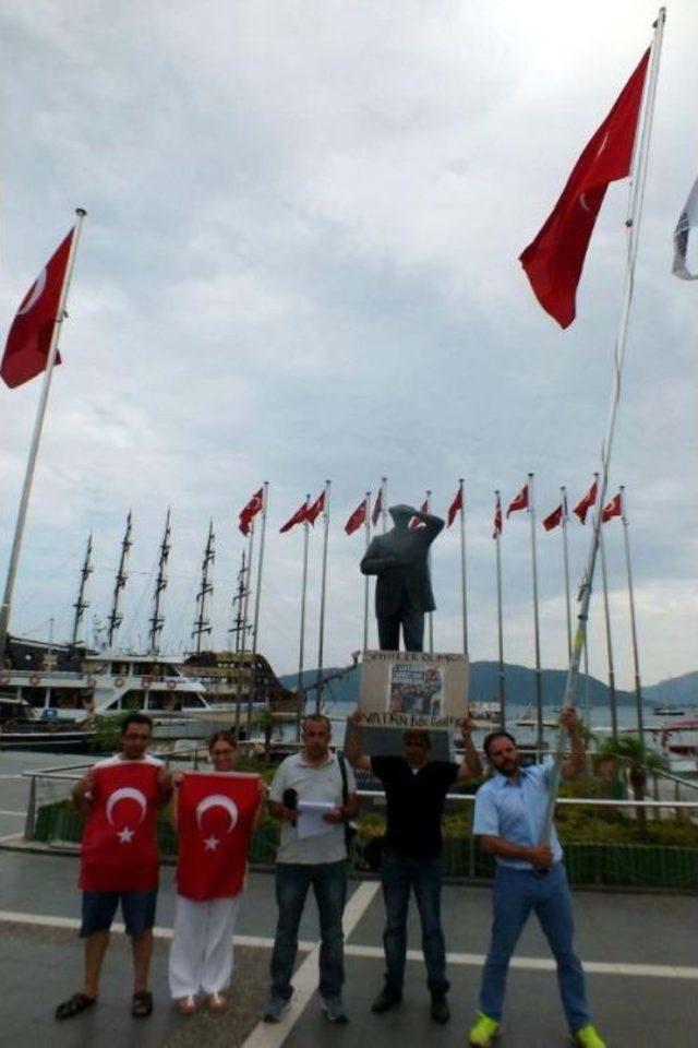 Marmarisli Esnaftan Ter&ouml;r Protestosu 1