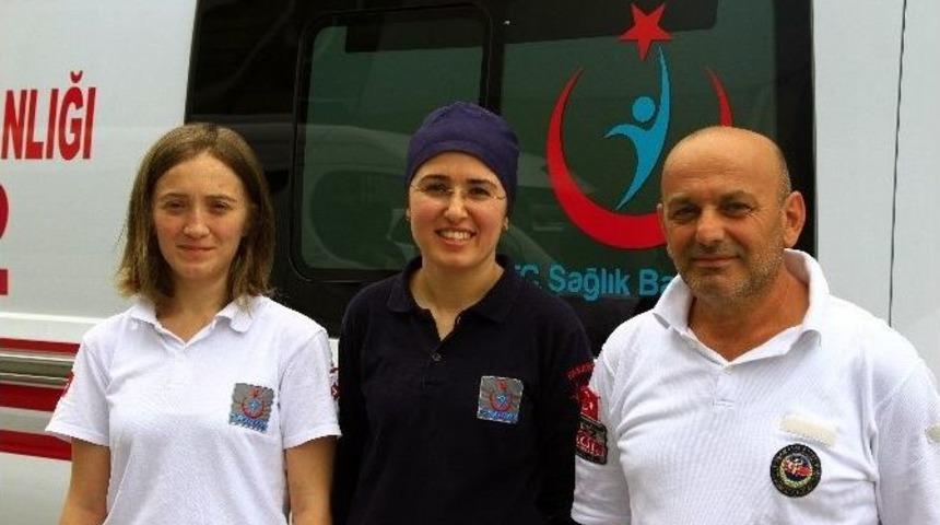 Ambulans Şof&ouml;r&uuml; Hayat Kurtardı