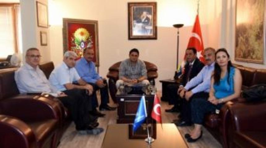 Mhp&rsquo;li Ko&ccedil;&rsquo;tan Başkan Acar&rsquo;a Ziyaret