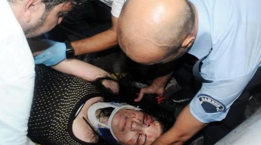 Samsun'da Trafik Kazası: 4'&uuml; Polis, 6 Yaralı