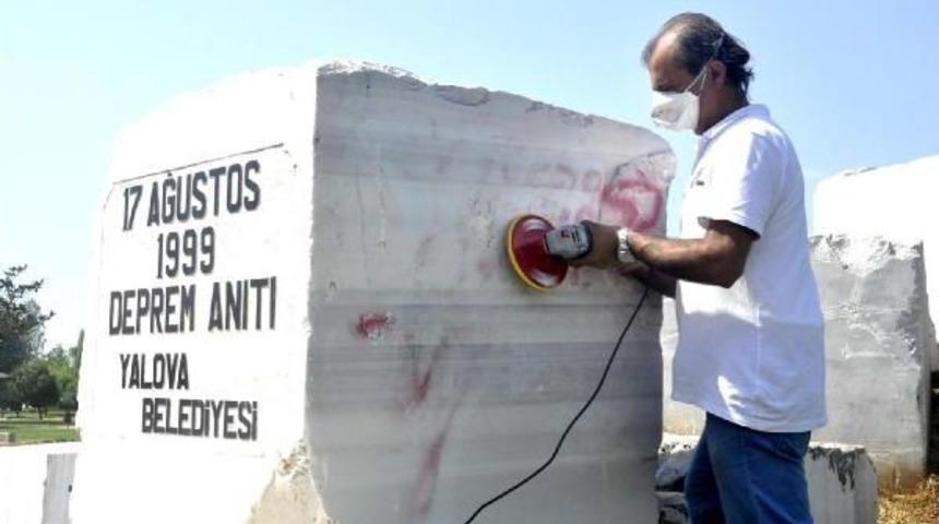 Deprem Anıtı 17 Ağustos I&ccedil;in B&ouml;yle Hazırlandı