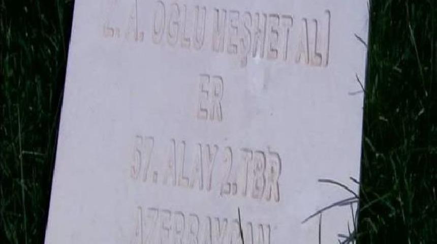 Azerbaycan Televizyonu &Ccedil;anakkale Şehitli'ndeki Şehit Azeri Mezarını Ekrana Getirdi