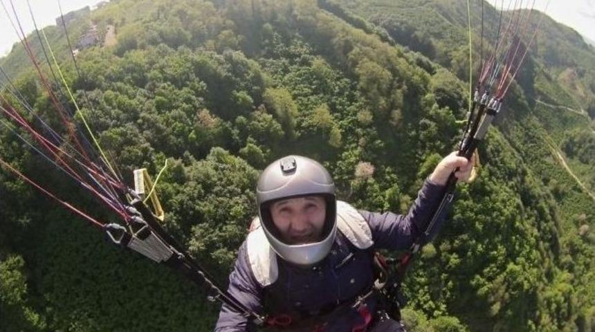 İhlas Haber Ajansı Giresun Muhabiri Ahmet Bilge Yama&ccedil; Paraş&uuml;t&uuml; Kazası Ge&ccedil;irdi