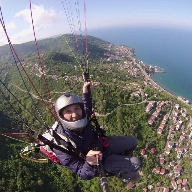 İhlas Haber Ajansı Giresun Muhabiri Ahmet Bilge Yamaç Paraşütü Kazası Geçirdi