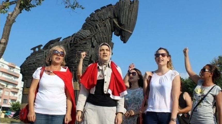 &Ccedil;anakkale&rsquo;de Şehitler İ&ccedil;in D&uuml;zenlenen Y&uuml;r&uuml;y&uuml;şe 9 Kişi Katıldı