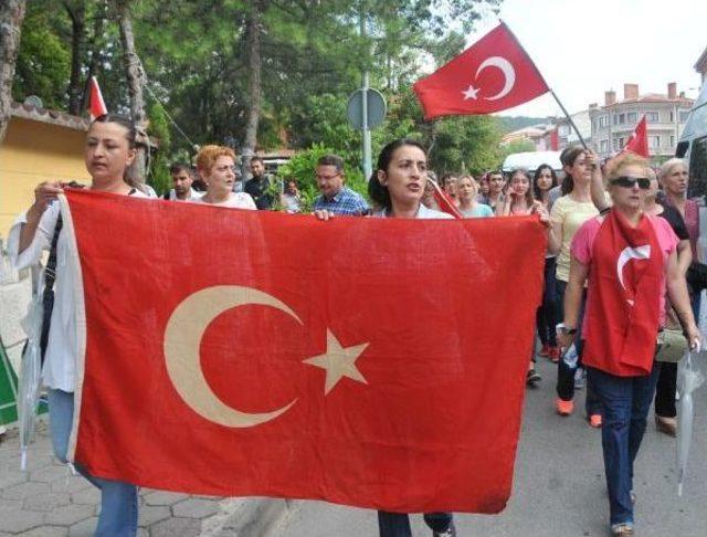 Eskişehir'de Terörü Lanetleme Yürüyüşü