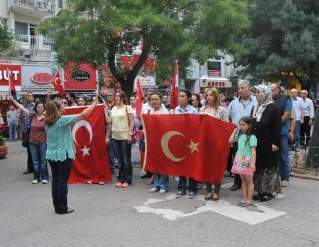 Eskişehir'de Terörü Lanetleme Yürüyüşü