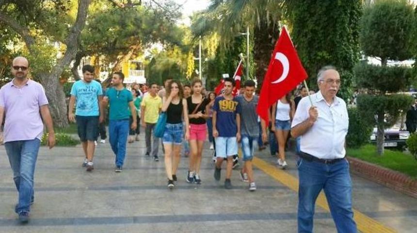 Aydın'da Ter&ouml;r Protestosu