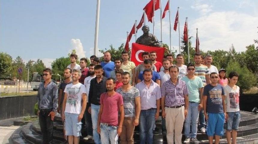 Ter&ouml;re Tepki İ&ccedil;in Konvoy Yaptılar