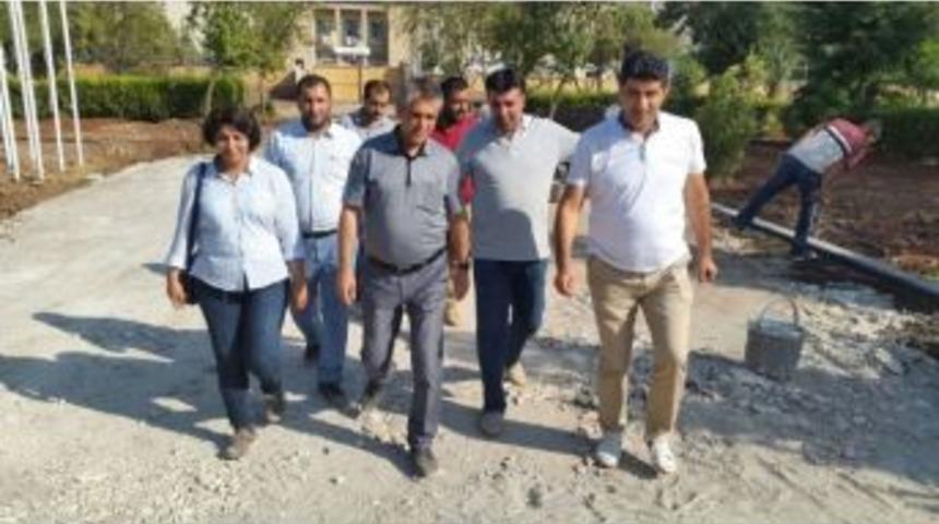 Anlı, Anıt Park&rsquo;taki &Ccedil;alışmaları Kontrol Etti