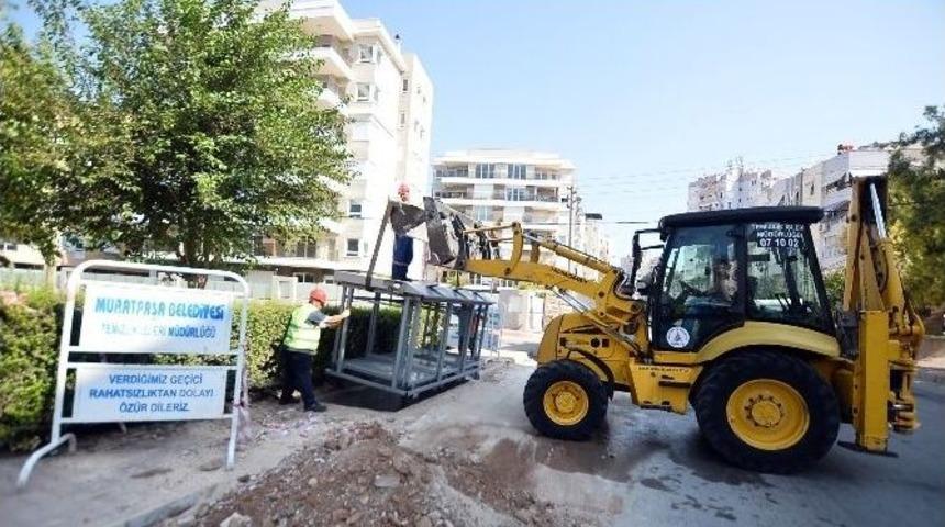 Muratpaşa&rsquo;dan Yeşilbah&ccedil;e&rsquo;ye Yeraltı Konteyneri