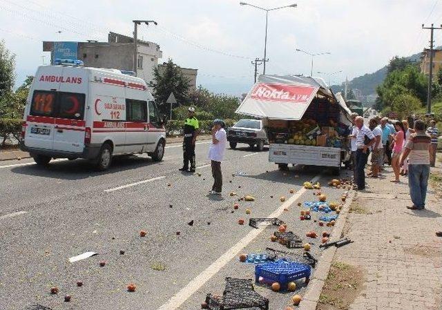 Ordu’da Zincirleme Kaza: 1 Yaralı