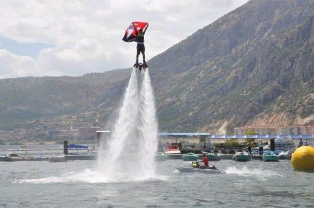 'eğirdir Triatlonu' Büyük Yarışa Sahne Oldu