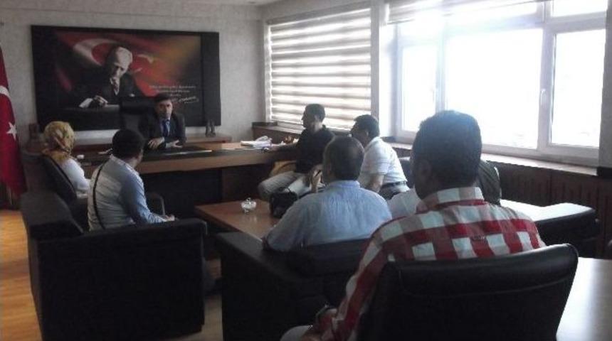 Stk Temsilcileri Kaymakam &Ccedil;etin&rsquo;le G&ouml;r&uuml;şt&uuml;