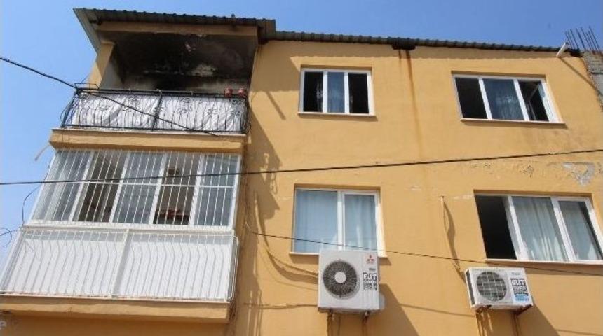 Saruhanlı&rsquo;da Ev Yangını