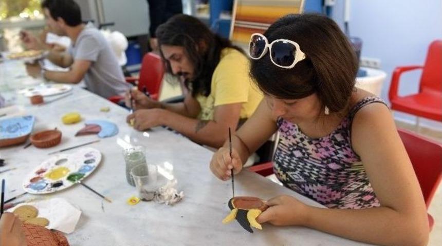 Belediyeden Engellilere Plastik Sanat Kursu